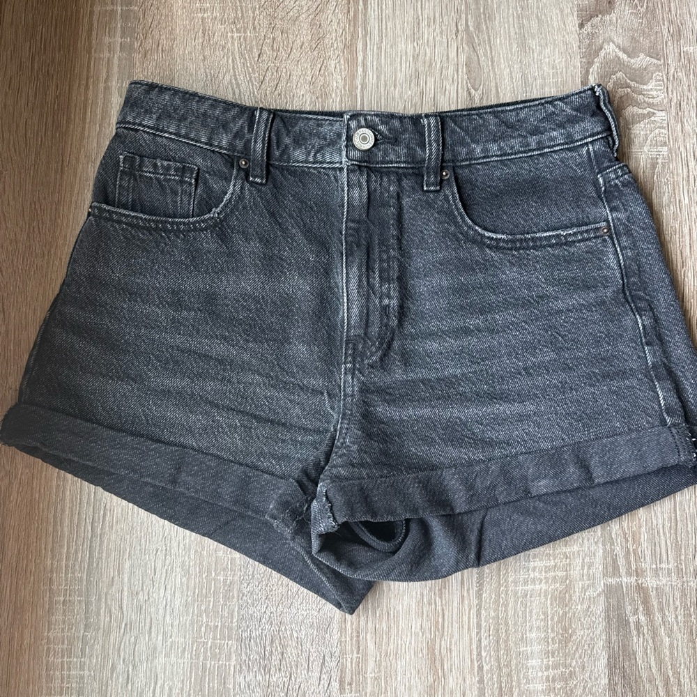 American Eagle Classic Black Denim Women's Shorts Size 27